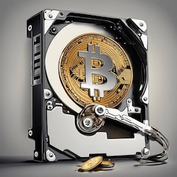 Bitcoin on a broken hard drive | Data Clinic Ltd